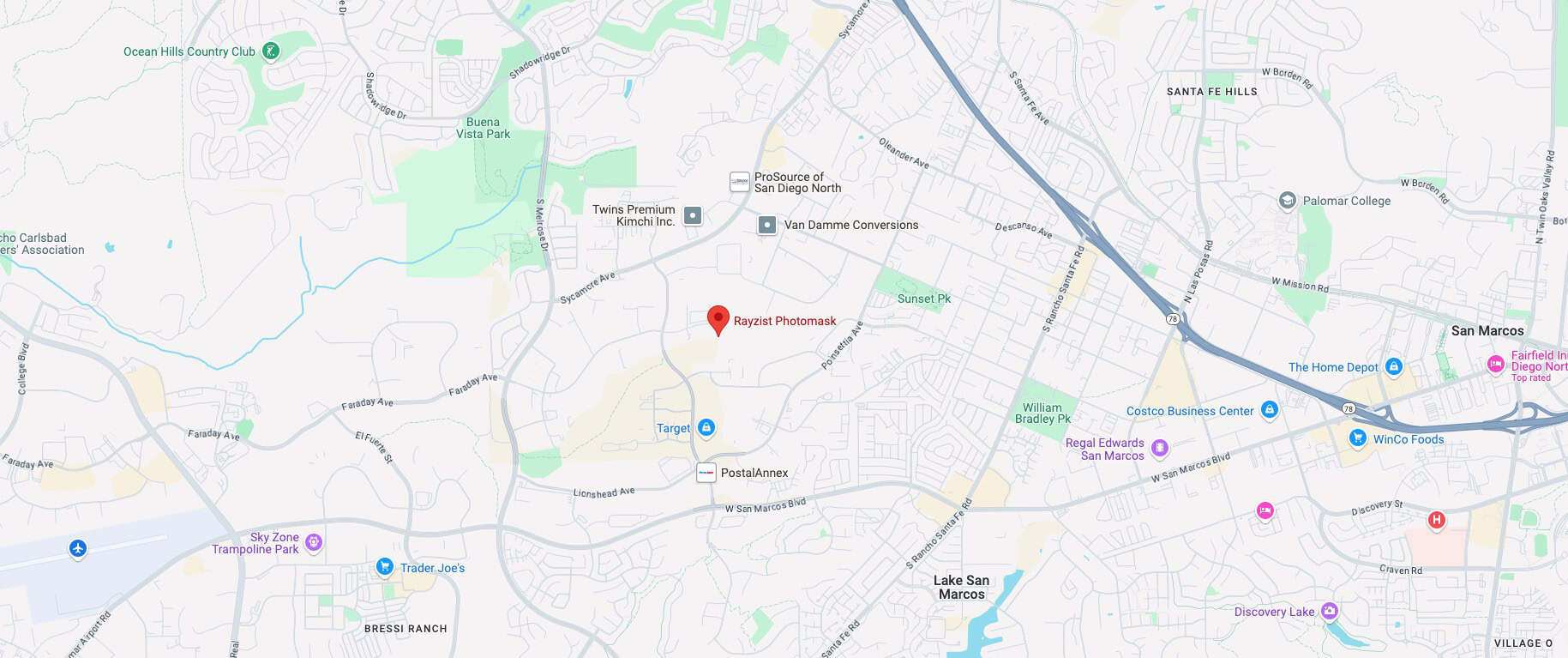 Rayzist Photomask location